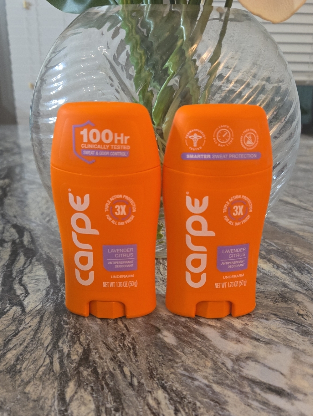 Lavender Citrus Antiperspirant Deodorant - Orange